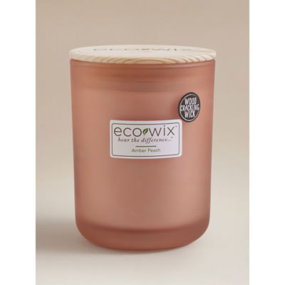 Ecowix Large Candle - Amber Peach 425g thumbnail 2