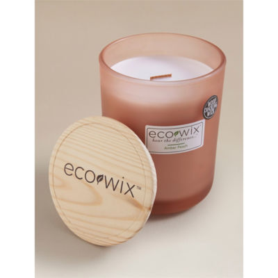 Ecowix Large Candle - Amber Peach 425g thumbnail 3