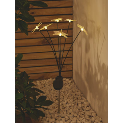 Clear Dragonfly Solar Stake Light thumbnail 2