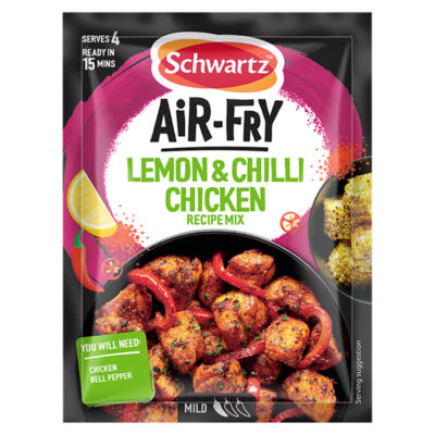 Air Fryer Lemon & Chilli Chicken Recipe Mix 30g thumbnail 2