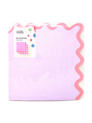 Pastel Wave Napkins 20pk