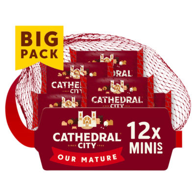Mini Mature Cheddar Cheese 12 x 20g thumbnail 2
