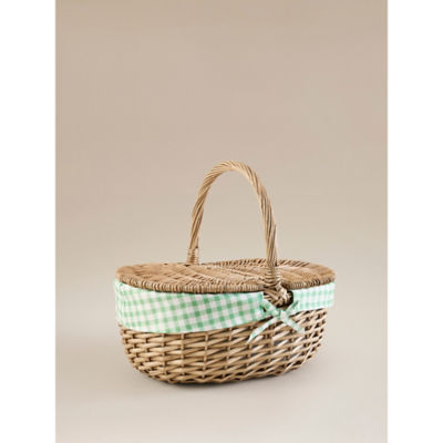 Natural Willow Picnic Basket thumbnail 5