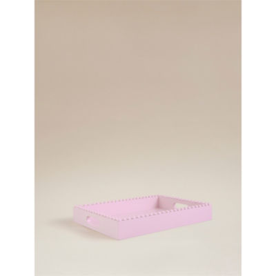 Pink Square Beaded Tray thumbnail 3