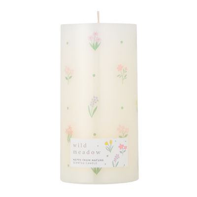 Notes From Nature Wild Meadow Pillar Candle