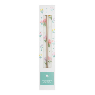 Notes From Nature Wild Meadow Taper Candle thumbnail 2