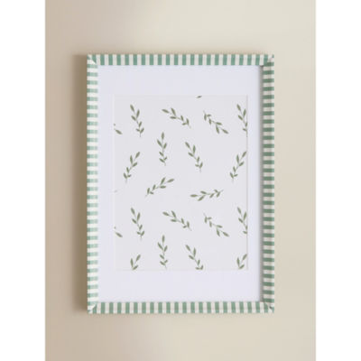 Green & White Stripe A4 Photo Frame thumbnail 4