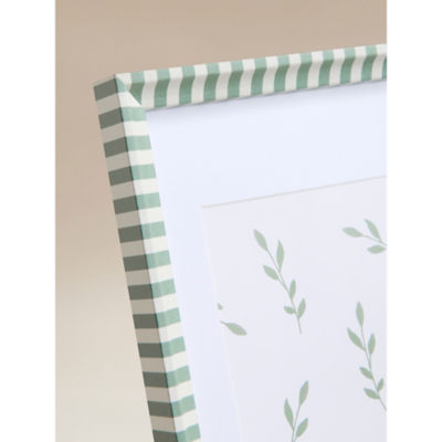 Green & White Stripe A4 Photo Frame thumbnail 6