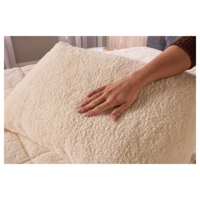 Pillow Cream Teddy Fleece Polyester Each thumbnail 3