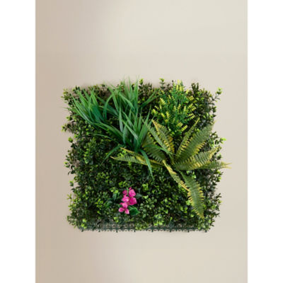 Topiary Mixed Flower Wall Panel
