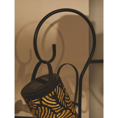 Black Watering Can Solar Stake Light thumbnail 4