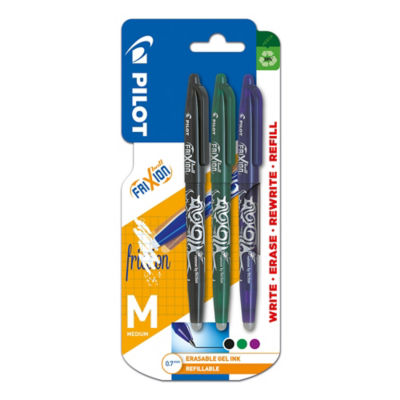 Pilot Frixion Ball School Colours 3pk