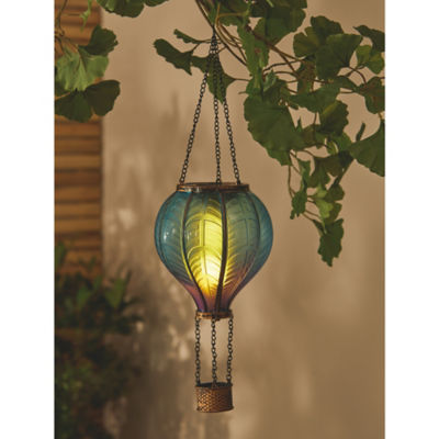 Blue Hot Air Balloon Solar Light thumbnail 2