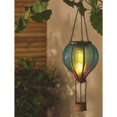 Blue Hot Air Balloon Solar Light thumbnail 3