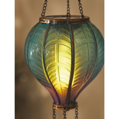 Blue Hot Air Balloon Solar Light thumbnail 4