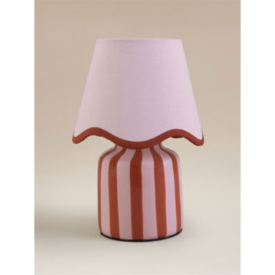 Red Striped Battery Lamp thumbnail 5