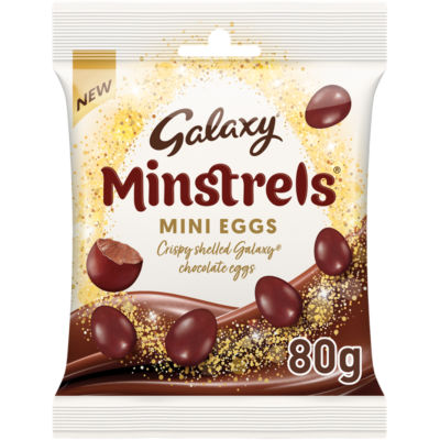 Galaxy Minstrels Milk Chocolate Easter Mini Eggs 80g
