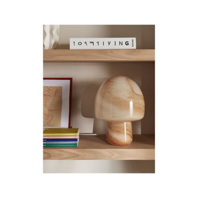 Mushroom Glass Table Lamp