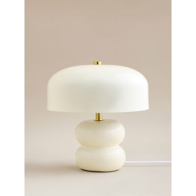 Cream Metal Table Lamp thumbnail 5