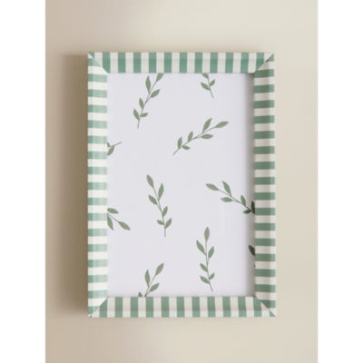 Green & White Stripe Photo Frame 6 x 4 Inch thumbnail 4