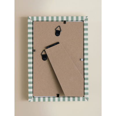Green & White Stripe Photo Frame 6 x 4 Inch thumbnail 5