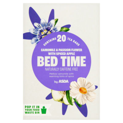 20 Bed Time Camomile & Passion Flower with Spiced Apple Tea Bags 30g