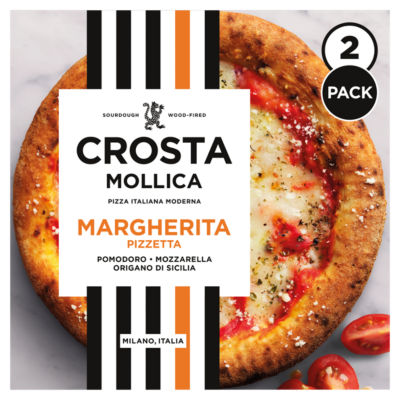 Crosta Mollica Margherita Pizzetta 2 Mini Sourdough Pizzas