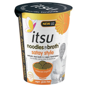 itsu satay style instant noodles & broth pot  66g