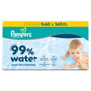 99% Water Baby Wet Wipes, 540 Baby Wet Wipes thumbnail 2