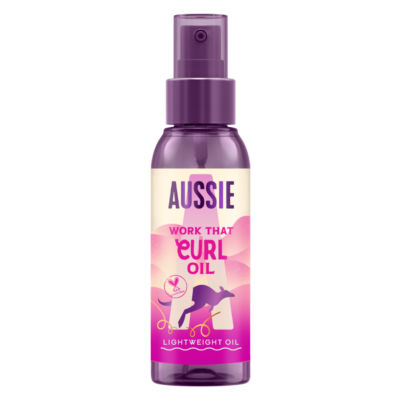 Work That Curl Oil Lightweight Oil 100ml. Multi-Tasking Hair Serum for Curly Hair