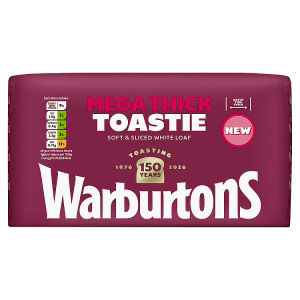 Mega Thick Toastie Soft & Sliced White Loaf 800g