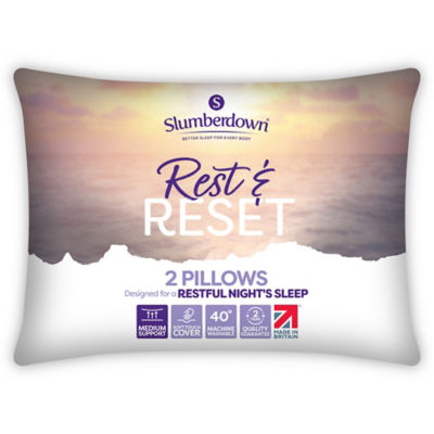 Slumberdown Rest & Reset Pillow Pair 74x48cm