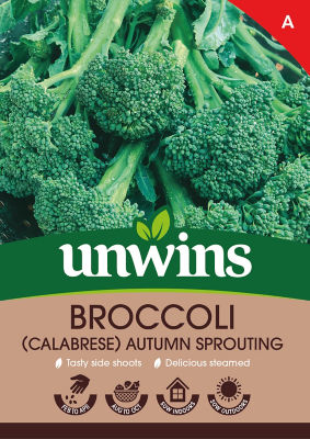 Unwins Broccoli (Calabrese) Autumn Sprouting Vegetable Seeds