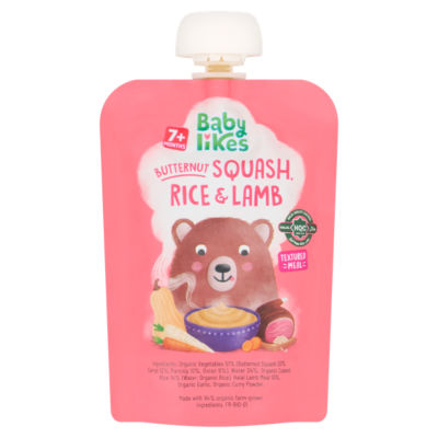 7+ Months Butternut Squash, Rice & Lamb 130g thumbnail 2