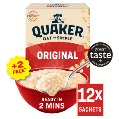 Oat So Simple Original Big Pack Porridge Sachets 12x27g