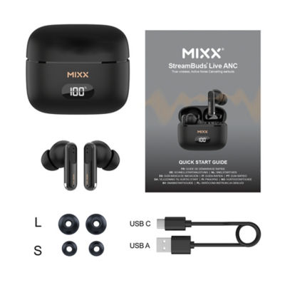 Mixx StreamBuds Live ANC - Black thumbnail 6