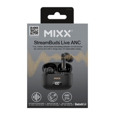 Mixx StreamBuds Live ANC - Black thumbnail 7