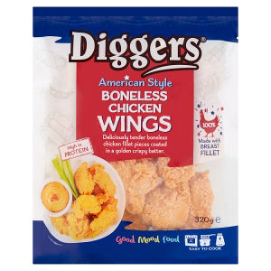 American Style Boneless Chicken Wings 320g