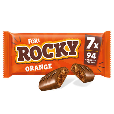 Fox's Biscuits Rocky Orange Biscuit Bars Multipack, 7 Pack 138g