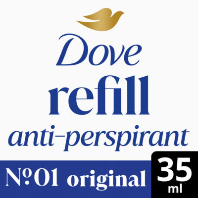 Dove No1 Original 72h Antiperspirant Deodorant Refill Pack 35ml
