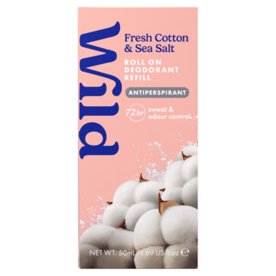 Fresh Cotton & Sea Salt Antiperspirant Roll On Deodorant Refill 50ml thumbnail 2