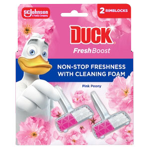 Fresh Boost Toilet Rim Block Pink Peony 2x16g thumbnail 2