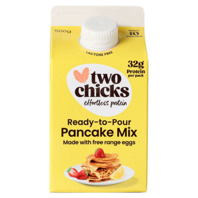 Two Chicks Ready to Pour Pancake Mix 500g