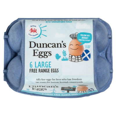6 Large Free Range Eggs