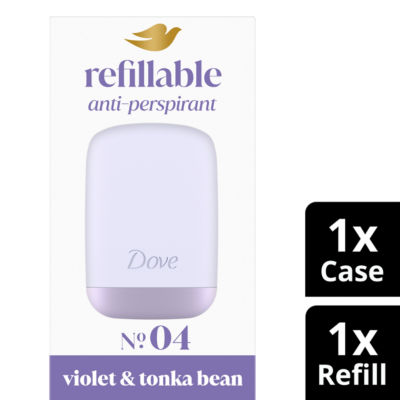 Dove No4 Violet & Tonka Bean 72h Antiperspirant Deodorant Refillable Kit 35ml