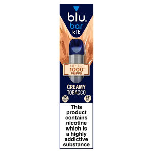 blu creamy tobacco Bar Pod 20mg Creamy Tobacco 1000 | blubar