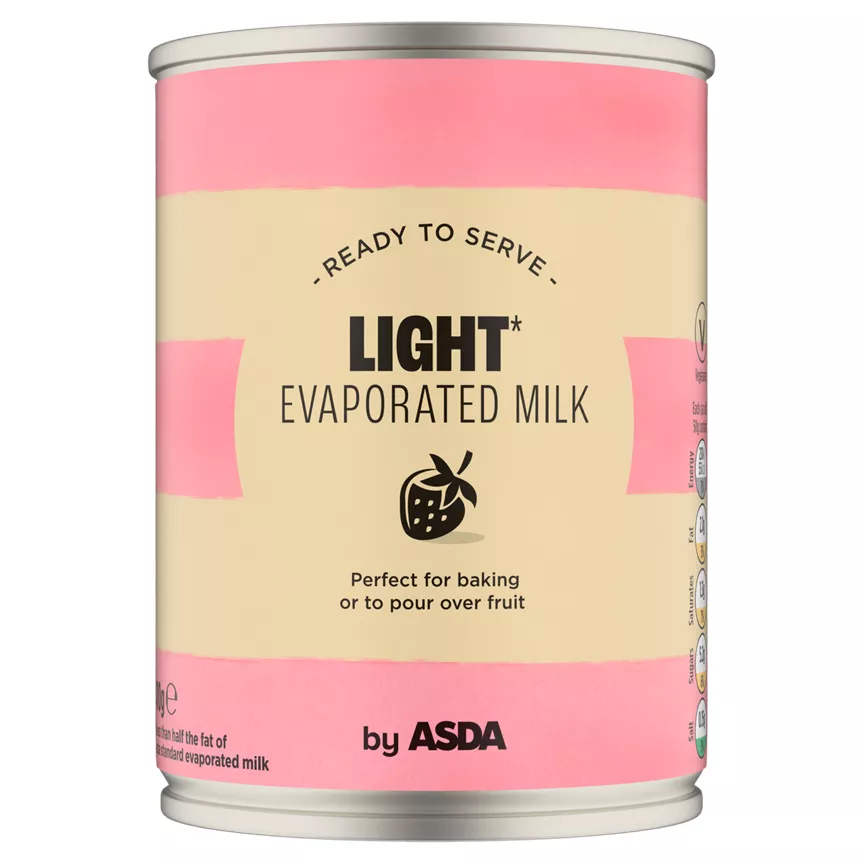 ASDA Light Evaporated Milk 410g