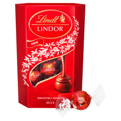 Lindor Milk Chocolate Truffles Box 200g thumbnail 3