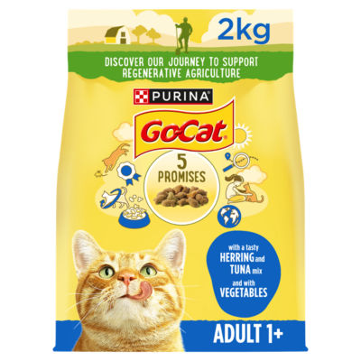 Herring with Vegetables Dry Cat Food 2kg thumbnail 2