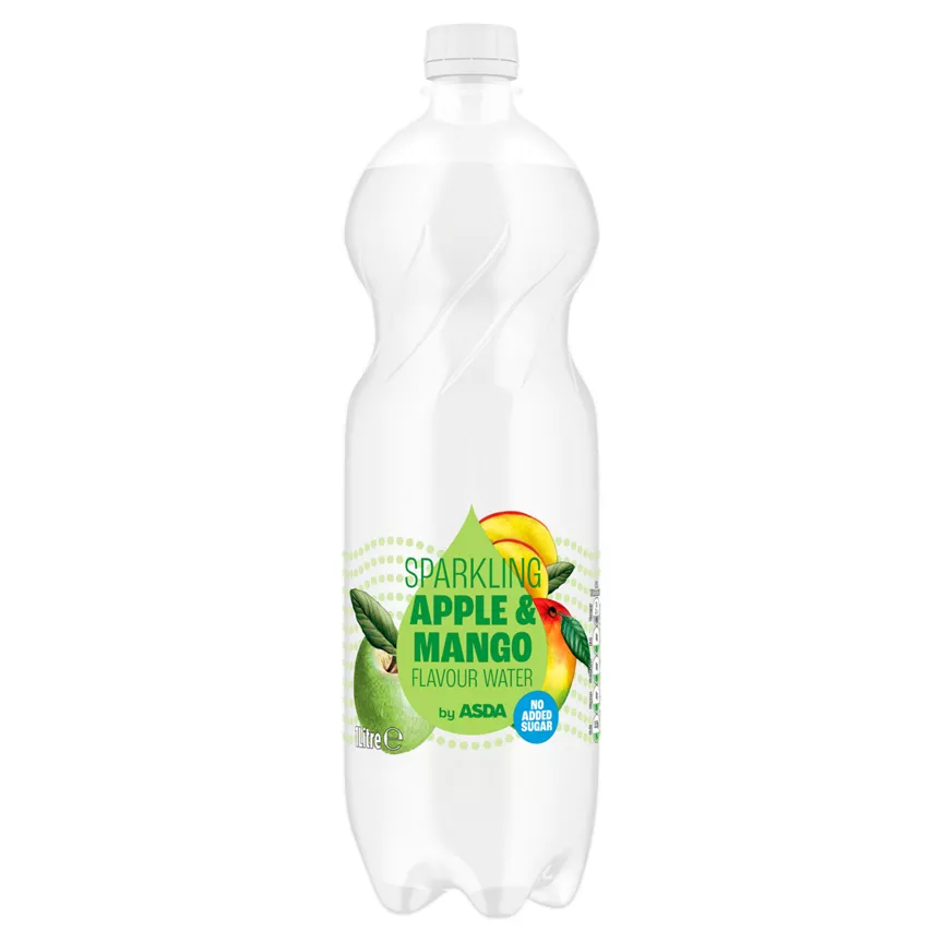ASDA Sparkling Apple & Mango Flavour Water 1 Litre